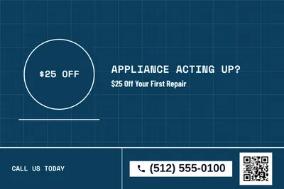 Blueprint · Big Offer: Appliance Acting Up?