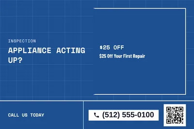 Blueprint · Checklist: Appliance Acting Up?