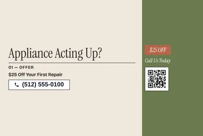 Contemporary · Checklist: Appliance Acting Up?