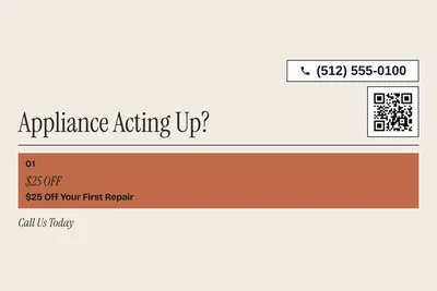 Contemporary · Offer Menu: Appliance Acting Up?