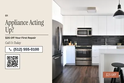 Contemporary · Photo Hero: Appliance Acting Up?