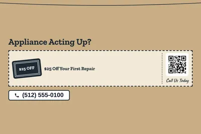 Kraft and stamp · Coupon: Appliance Acting Up?