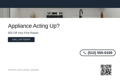 Minimal White · Top Bar: Appliance Acting Up?