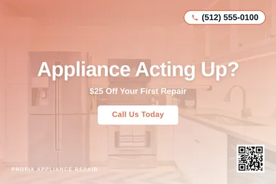 Modern Gradient · Centered Stack: Appliance Acting Up?