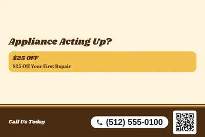 Retro 70s · Offer Menu: Appliance Acting Up?