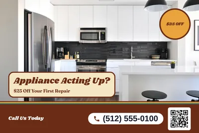 Retro 70s · Photo Hero: Appliance Acting Up?
