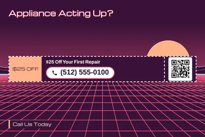 Synthwave · Coupon: Appliance Acting Up?