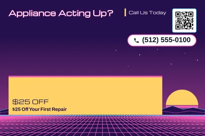 Synthwave · Offer Menu: Appliance Acting Up?