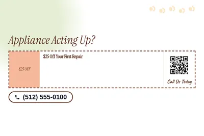 Soft watercolour · Coupon: Appliance Acting Up?