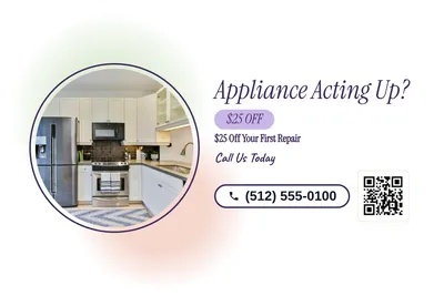 Soft watercolour · Photo Frame: Appliance Acting Up?