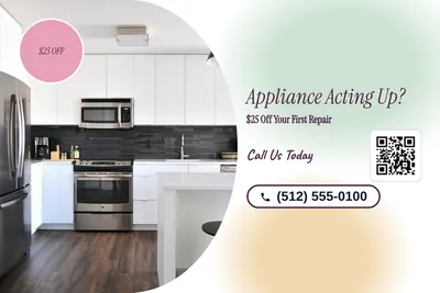 Soft watercolour · Photo Hero: Appliance Acting Up?