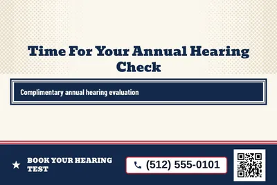 Vintage Americana · Offer Menu: Time For Your Annual Hearing Check