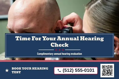Vintage Americana · Photo Hero: Time For Your Annual Hearing Check