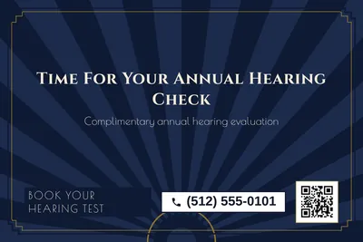 Art deco · Big Offer: Time For Your Annual Hearing Check