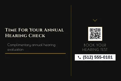 Art deco · Checklist: Time For Your Annual Hearing Check