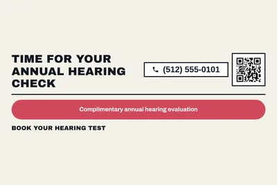 Bauhaus · Offer Menu: Time For Your Annual Hearing Check