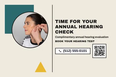 Bauhaus · Photo Frame: Time For Your Annual Hearing Check
