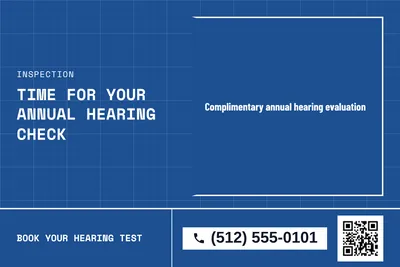 Blueprint · Checklist: Time For Your Annual Hearing Check