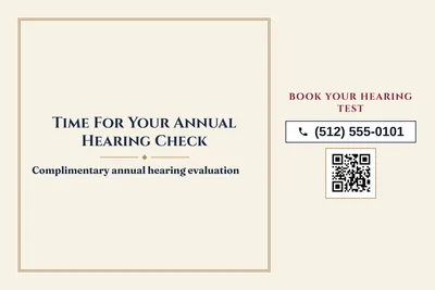 Classic · Checklist: Time For Your Annual Hearing Check