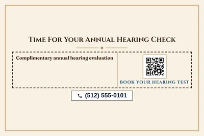 Classic · Coupon: Time For Your Annual Hearing Check