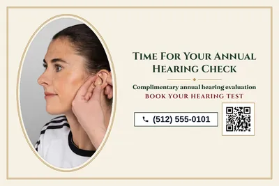 Classic · Photo Frame: Time For Your Annual Hearing Check