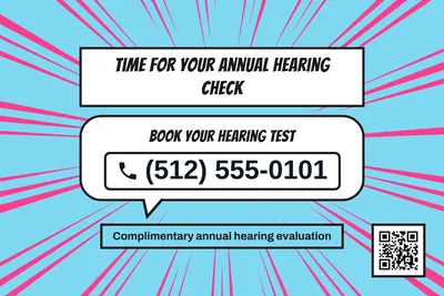 Comic pop · Phone Billboard: Time For Your Annual Hearing Check