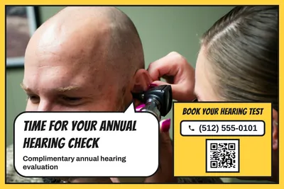 Comic pop · Photo Hero: Time For Your Annual Hearing Check