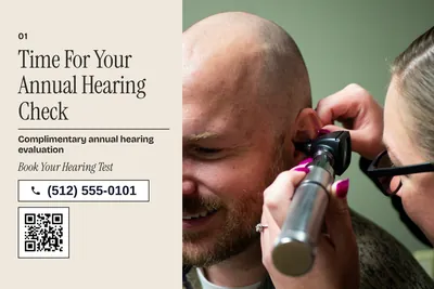 Contemporary · Photo Hero: Time For Your Annual Hearing Check