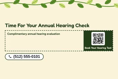Jungle · Coupon: Time For Your Annual Hearing Check