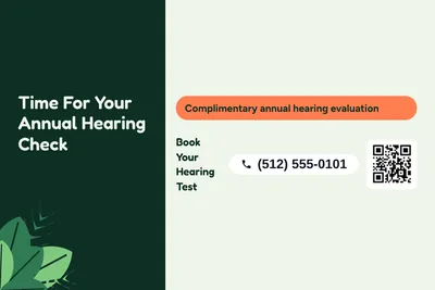 Jungle · Offer Menu: Time For Your Annual Hearing Check
