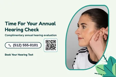 Jungle · Photo Frame: Time For Your Annual Hearing Check