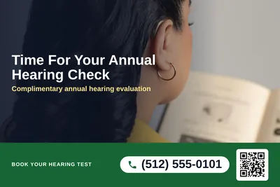 Local Offer · Photo Overlay: Time For Your Annual Hearing Check