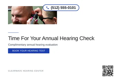 Minimal White · Bottom Heavy: Time For Your Annual Hearing Check