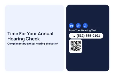 Modern · Checklist: Time For Your Annual Hearing Check