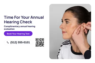 Modern · Split: Time For Your Annual Hearing Check