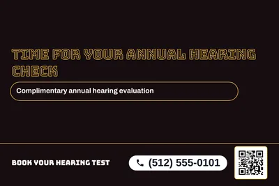 Neon night · Offer Menu: Time For Your Annual Hearing Check