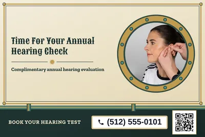 Steampunk · Photo Frame: Time For Your Annual Hearing Check