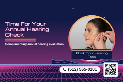 Synthwave · Photo Frame: Time For Your Annual Hearing Check