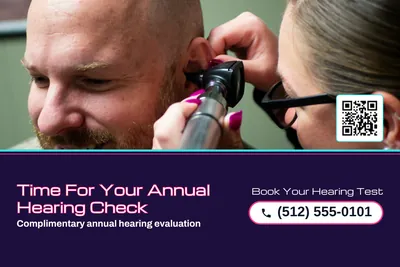 Synthwave · Photo Hero: Time For Your Annual Hearing Check