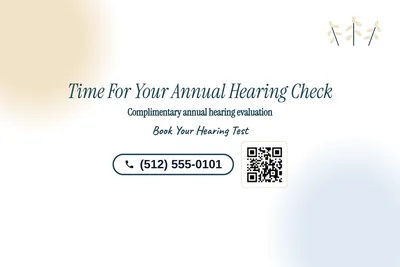 Soft watercolour · Big Offer: Time For Your Annual Hearing Check