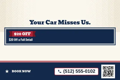 Vintage Americana · Offer Menu: Your Car Misses Us.
