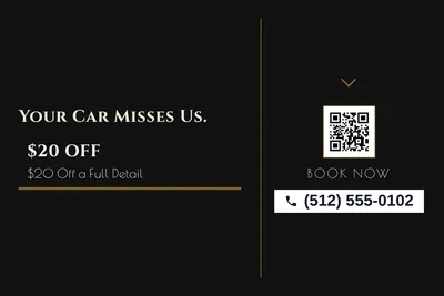 Art deco · Checklist: Your Car Misses Us.