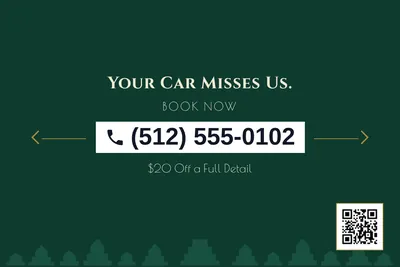 Art deco · Phone Billboard: Your Car Misses Us.