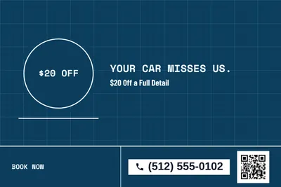 Blueprint · Big Offer: Your Car Misses Us.