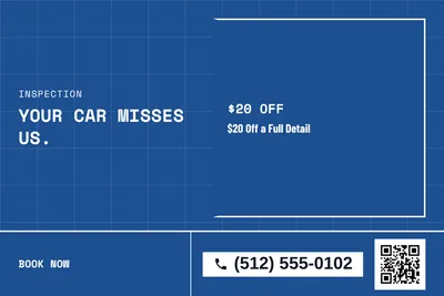 Blueprint · Checklist: Your Car Misses Us.