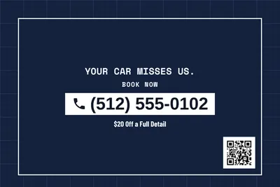 Blueprint · Phone Billboard: Your Car Misses Us.