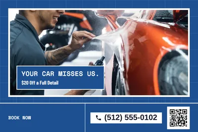 Blueprint · Photo Hero: Your Car Misses Us.