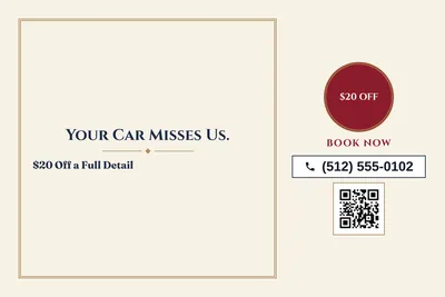 Classic · Checklist: Your Car Misses Us.