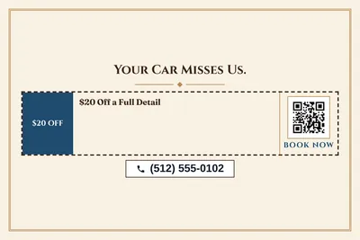 Classic · Coupon: Your Car Misses Us.