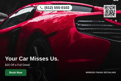 Clean Photo · Full Photo Overlay: Your Car Misses Us.